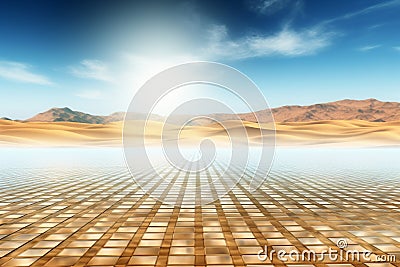 Resilience Amidst the Sands: A Closer Look at the Desert Ecosystem Stock Photo