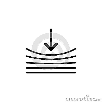 Resilience icon on white. Vector Illustration