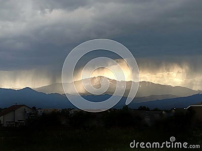 Resist the storm Stock Photo