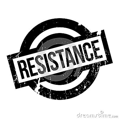Resistance rubber stamp Vector Illustration