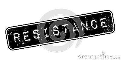 Resistance rubber stamp Vector Illustration