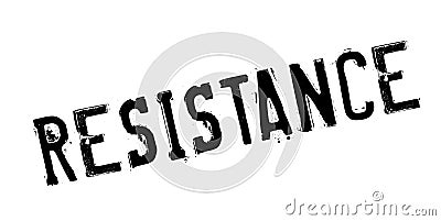 Resistance rubber stamp Vector Illustration