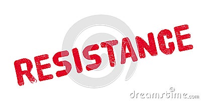 Resistance rubber stamp Vector Illustration