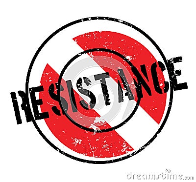 Resistance rubber stamp Vector Illustration