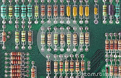 Resistors Stock Photo