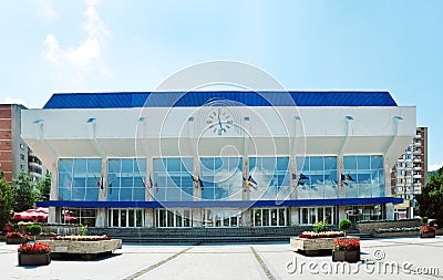 Resita city Polyvalent Hall Stock Photo