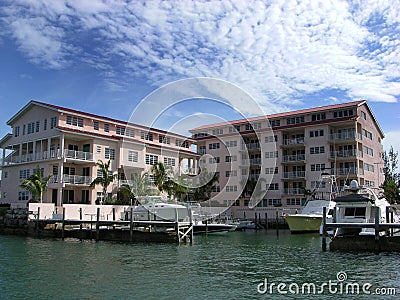 The Resort Harbour Stock Photo