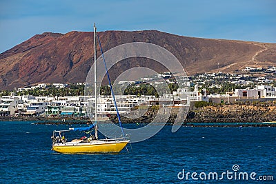 Playa Blanca, Lanzarote, Spain, general view of the resort Editorial Stock Photo