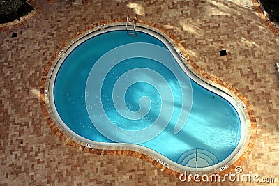 Resort Swimming Pool Stock Photo