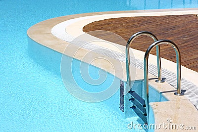 Resort Swimming Pool Stock Photo
