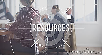 Resources Management Manpower Business Career Concept Stock Photo