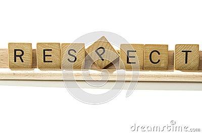 Respect Stock Photo