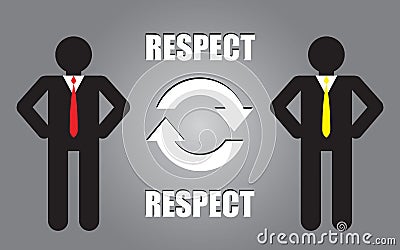 Respect people Vector Illustration