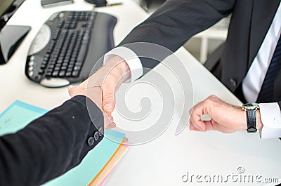 Respect for working hours Stock Photo