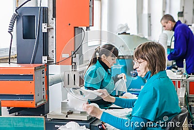 Respirator design and manufacturing factory Editorial Stock Photo