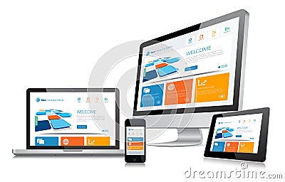 Responsive Design Concept Vector Illustration