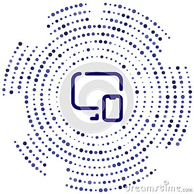 responsive vector icon. responsive editable stroke. responsive linear symbol for use on web and mobile apps, logo, print media. Vector Illustration