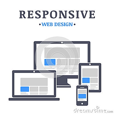 Responsive web design Vector Illustration