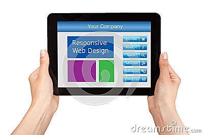 Responsive web design Stock Photo