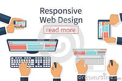 Responsive Web Design Vector Illustration