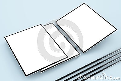 Responsive Web Mock-up / Responsive App Mockup Stock Photo