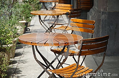 Rest station of the park Stock Photo