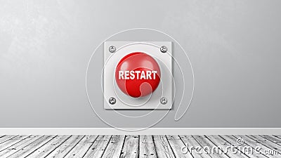 Restart Button in the Room Stock Photo