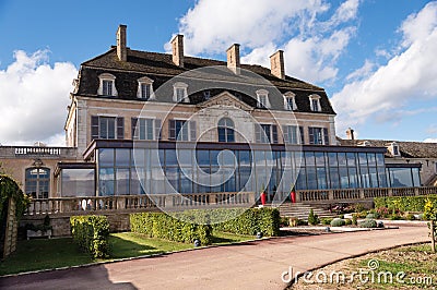 Restaurant at Pommard Stock Photo