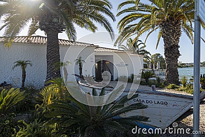 Restaurant bar in Quinta do Lago region Editorial Stock Photo