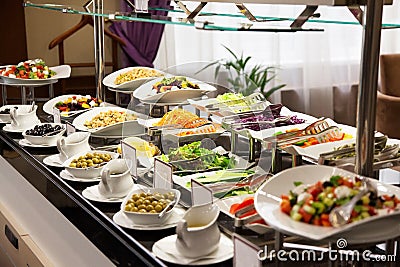 Restaurant buffet photo fresh food 1 Stock Photo