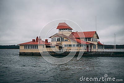 Restaurant building in Tammisaari Finland Stock Photo