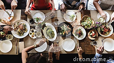 Restaurant Chilling Out Classy Lifestyle Reserved Concept Stock Photo