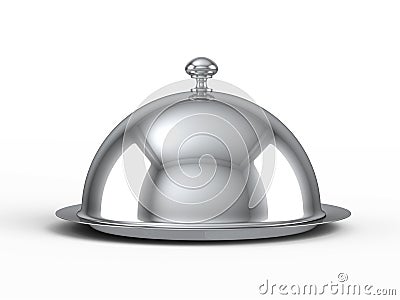 Restaurant cloche Stock Photo