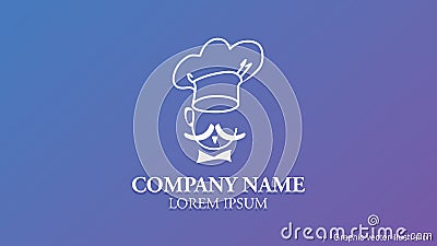 Modern conceptual logo usable in any field of business Cartoon Illustration
