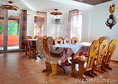 Restaurant interior Stock Photo