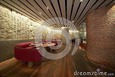 Restaurant interior Stock Photo