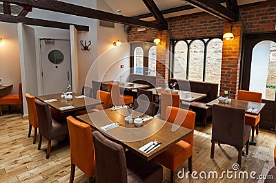 Restaurant interior Stock Photo