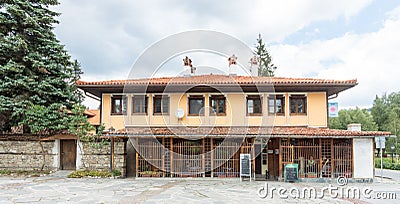 Restaurant in Koprivshtitsa, Bulgaria Editorial Stock Photo