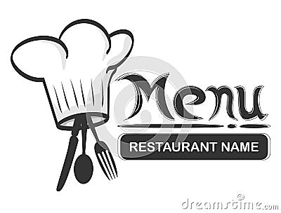 Restaurant logo fork Vector Illustration