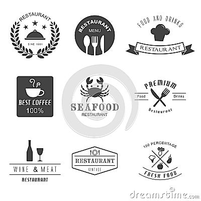 Restaurant logo Vector Illustration