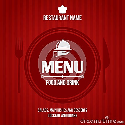 Restaurant menu design Vector Illustration
