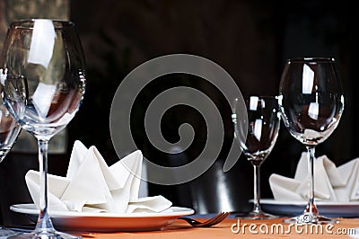 Restaurant serving Stock Photo