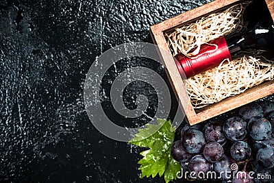 Restaurant wine list template menu Stock Photo