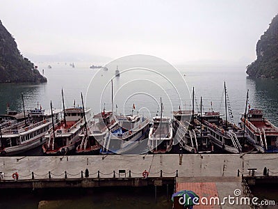 Resting boats Stock Photo