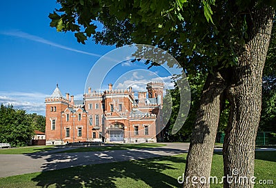 Restoration of the Palace of Oldenburg - a manor house of the la Stock Photo