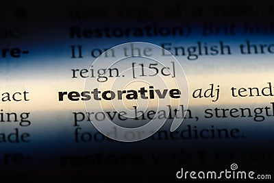 restorative Stock Photo