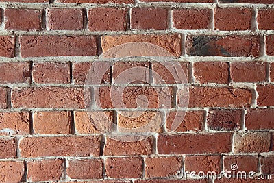 Restored brick wall. St. Petersburg, Russia Stock Photo