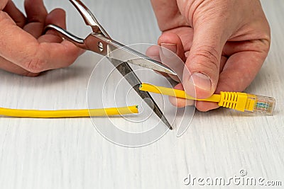 Restricted internet access concept Stock Photo