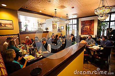 Resturant Meetings Editorial Stock Photo