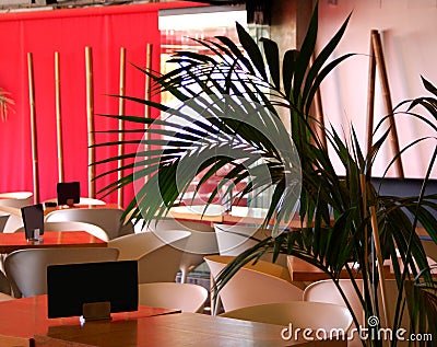 Resturant tables Stock Photo